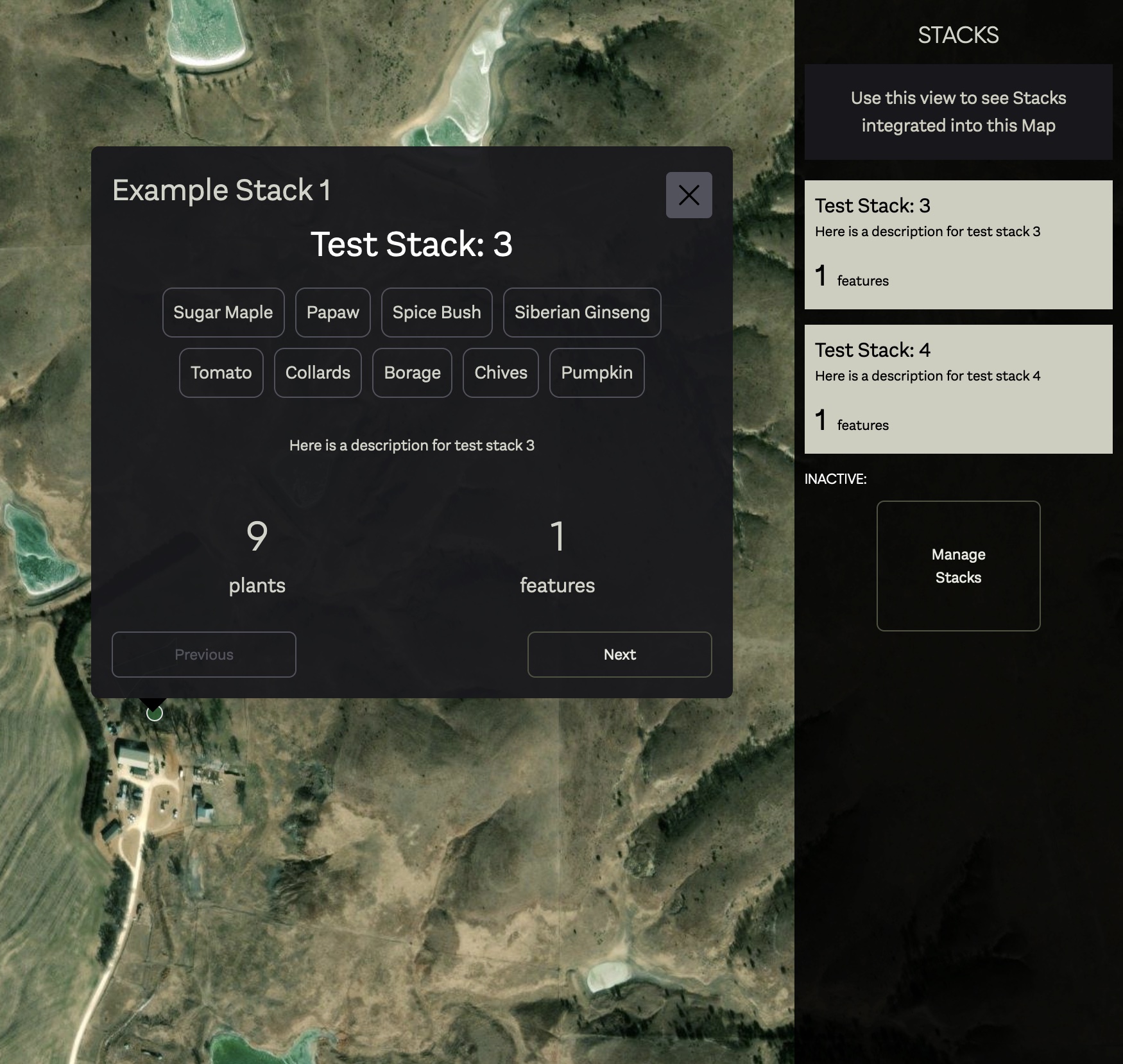 Maps - Stacks Integration